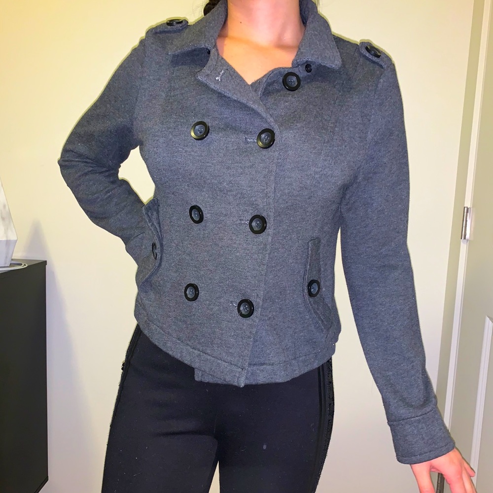 Gray coat